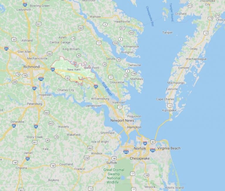 new-kent-virginia-map-williamsburg-chauffeur-service