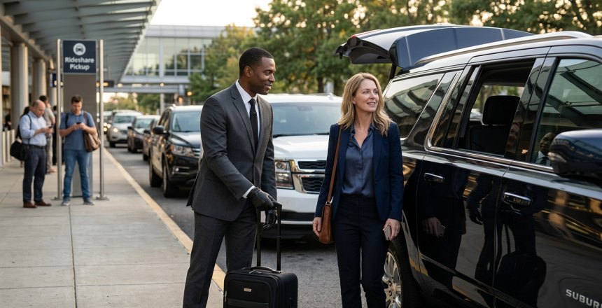 Airport Transportation vs. Rideshare 5 Ways Chauffeur Service Saves Virginia Travelers Time & Money